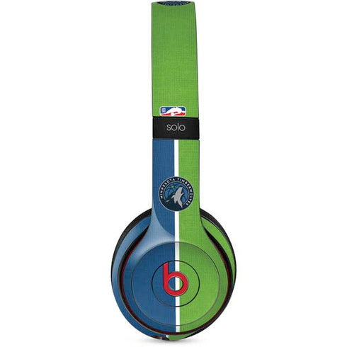 NBA Minnesota Timberwolves Canvas Beats Solo 2 Wireless Skin