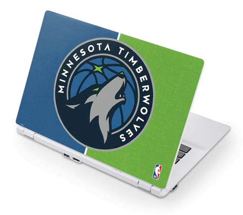 NBA Minnesota Timberwolves Canvas Acer Chromebook Skin