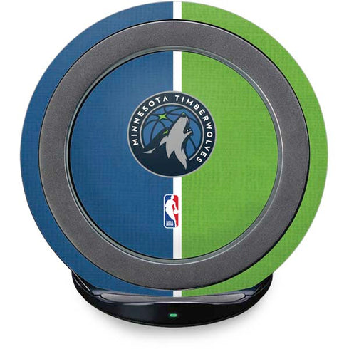 NBA Minnesota Timberwolves Canvas Fast Charge Wireless Charging Stand Skin
