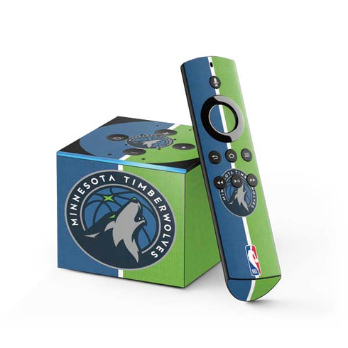 NBA Minnesota Timberwolves Canvas Fire TV Cube Skin