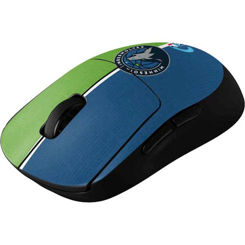 NBA Minnesota Timberwolves Canvas G Pro Wireless Gaming Mouse Skin