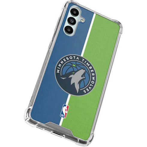 NBA Minnesota Timberwolves Canvas Galaxy A15 5G Clear Case