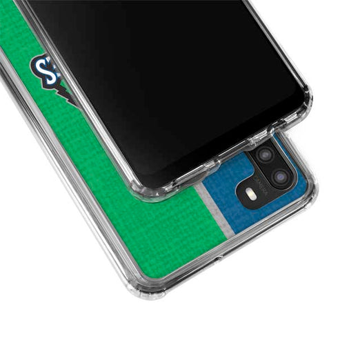 NBA Minnesota Timberwolves Canvas Galaxy A21 Clear Case