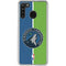 NBA Minnesota Timberwolves Canvas Galaxy A21 Clear Case