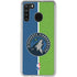 NBA Minnesota Timberwolves Canvas Galaxy A21 Clear Case