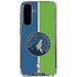 NBA Minnesota Timberwolves Canvas Galaxy A36 5G Clear Case