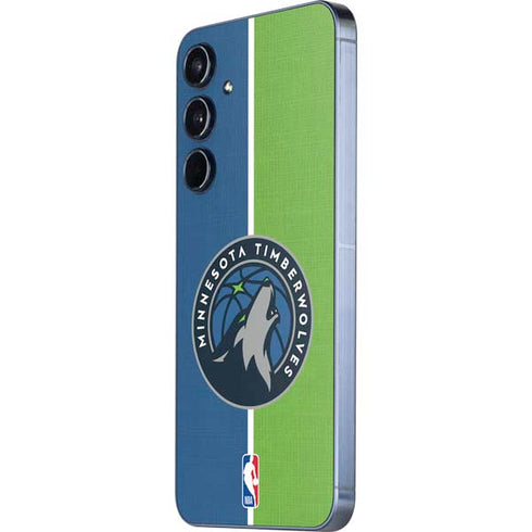 NBA Minnesota Timberwolves Canvas Galaxy A55 5G Skin