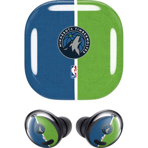 NBA Minnesota Timberwolves Canvas Galaxy Buds Pro Skin