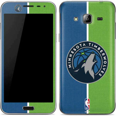 NBA Minnesota Timberwolves Canvas Galaxy J3 Skin