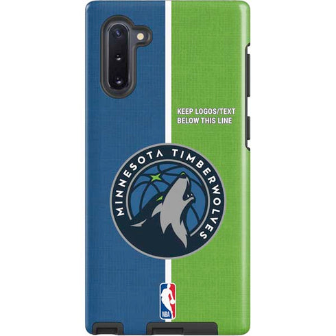 NBA Minnesota Timberwolves Canvas Galaxy Note 10 Pro Case