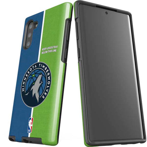 NBA Minnesota Timberwolves Canvas Galaxy Note 10 Pro Case