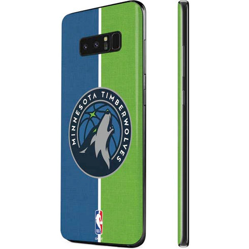 NBA Minnesota Timberwolves Canvas Galaxy Note 8 Skin