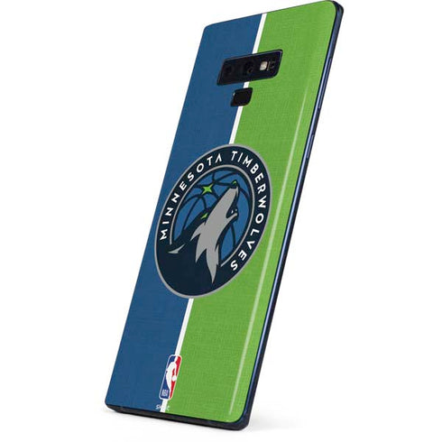 NBA Minnesota Timberwolves Canvas Galaxy Note 9 Skin