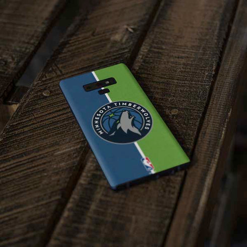 NBA Minnesota Timberwolves Canvas Galaxy Note 9 Skin