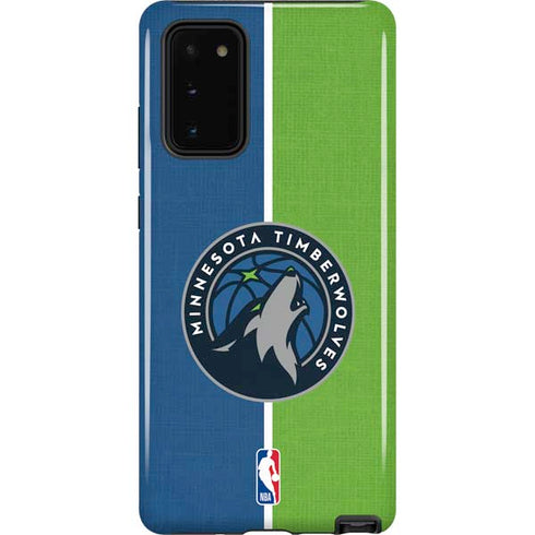 NBA Minnesota Timberwolves Canvas Galaxy Note20 5G Pro Case