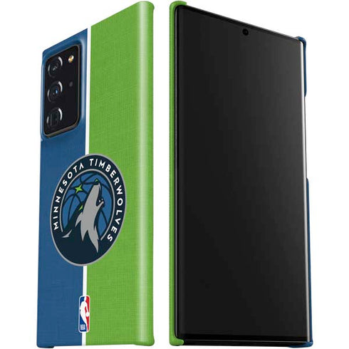 NBA Minnesota Timberwolves Canvas Galaxy Note20 Ultra 5G Lite Case