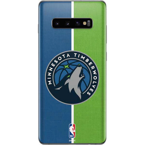 NBA Minnesota Timberwolves Canvas Galaxy S10 Plus Skin