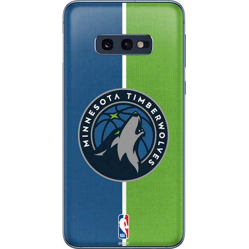 NBA Minnesota Timberwolves Canvas Galaxy S10e Skin