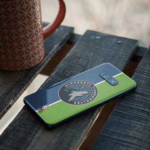 NBA Minnesota Timberwolves Canvas Galaxy S10e Skin