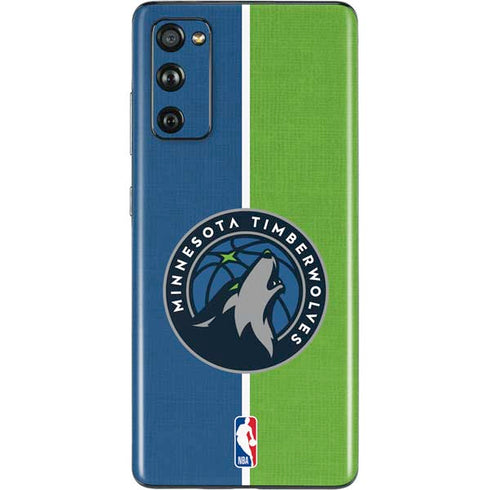 NBA Minnesota Timberwolves Canvas Galaxy S20 Fan Edition Skin