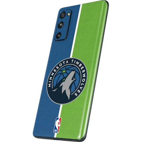 NBA Minnesota Timberwolves Canvas Galaxy S20 Fan Edition Skin