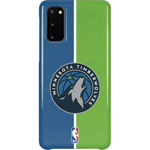 NBA Minnesota Timberwolves Canvas Galaxy S20 Lite Case