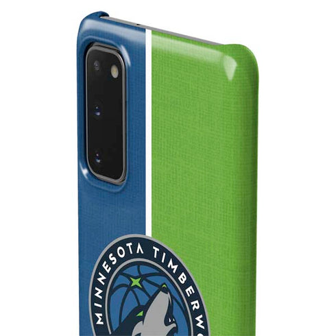 NBA Minnesota Timberwolves Canvas Galaxy S20 Lite Case