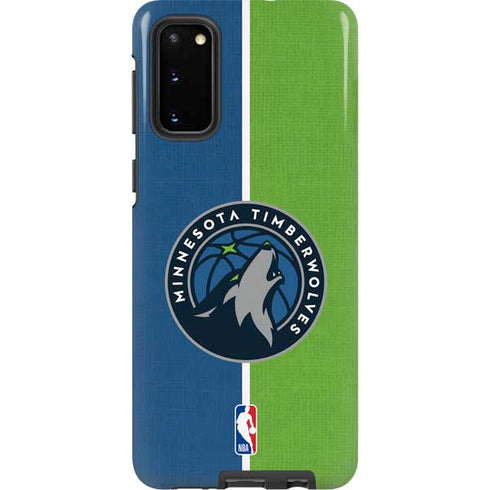 NBA Minnesota Timberwolves Canvas Galaxy S20 Pro Case