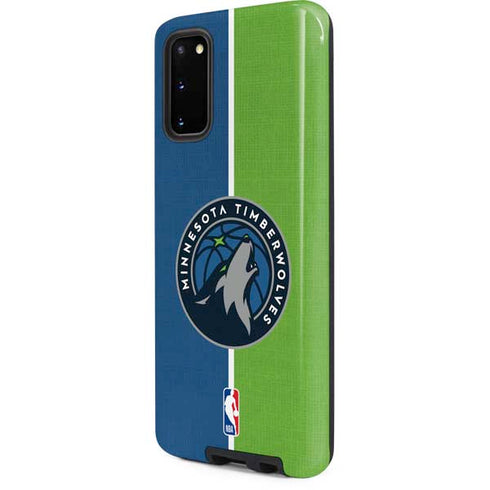 NBA Minnesota Timberwolves Canvas Galaxy S20 Pro Case