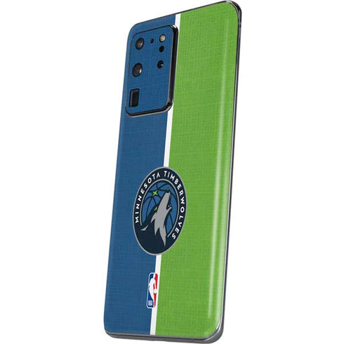 NBA Minnesota Timberwolves Canvas Galaxy S20 Ultra 5G Skin