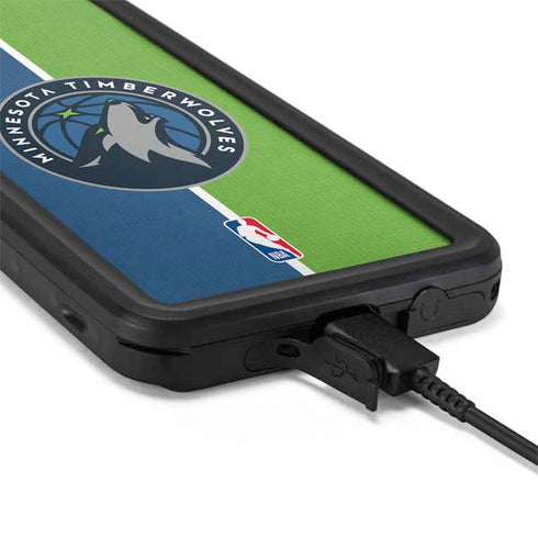 NBA Minnesota Timberwolves Canvas Galaxy S20 Waterproof Case