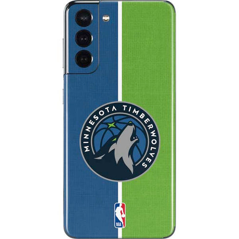 NBA Minnesota Timberwolves Canvas Galaxy S21 5G Skin