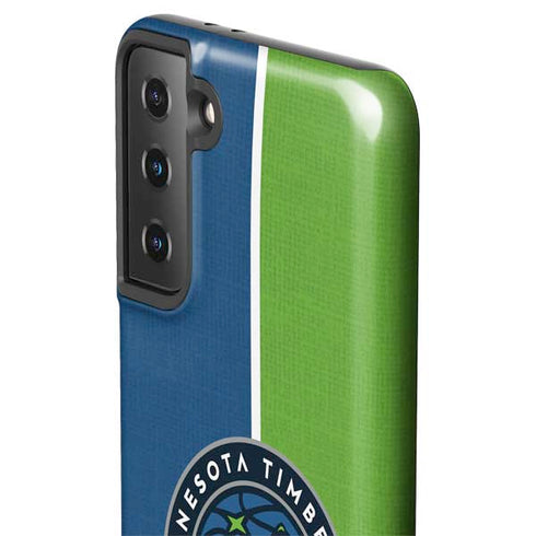 NBA Minnesota Timberwolves Canvas Galaxy S21 Plus 5G Pro Case