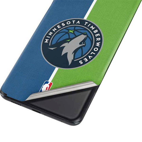 NBA Minnesota Timberwolves Canvas Galaxy S21 Ultra 5G Skin