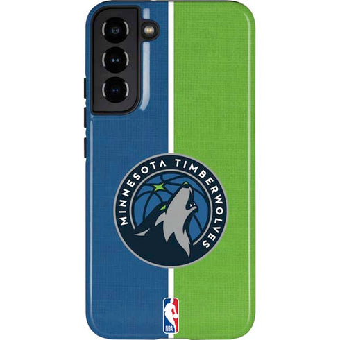 NBA Minnesota Timberwolves Canvas Galaxy S22 Plus Pro Case