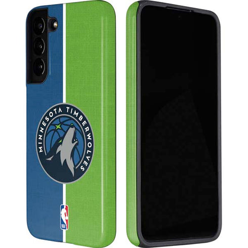NBA Minnesota Timberwolves Canvas Galaxy S22 Plus Pro Case