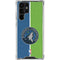 NBA Minnesota Timberwolves Canvas Galaxy S22 Ultra Clear Case