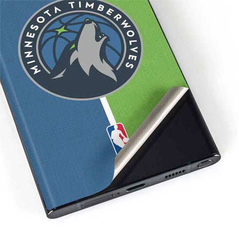 NBA Minnesota Timberwolves Canvas Galaxy S22 Ultra Skin