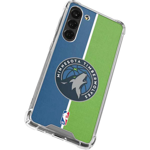 NBA Minnesota Timberwolves Canvas Galaxy S23 Plus Clear Case
