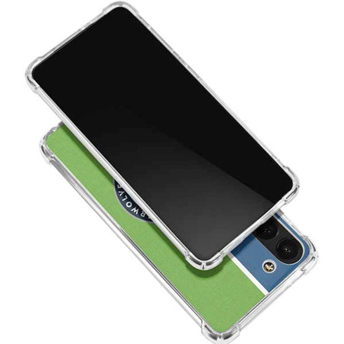 NBA Minnesota Timberwolves Canvas Galaxy S23 Plus Clear Case