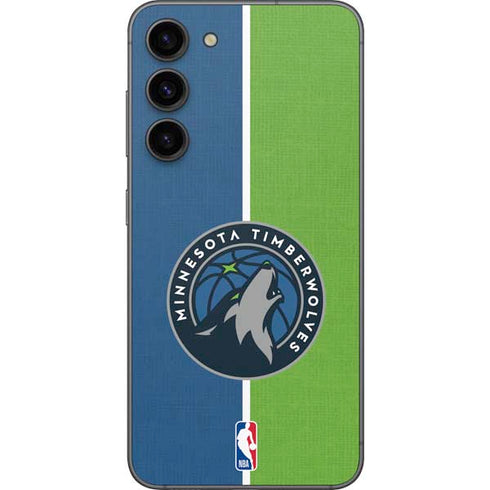 NBA Minnesota Timberwolves Canvas Galaxy S23 Plus Skin