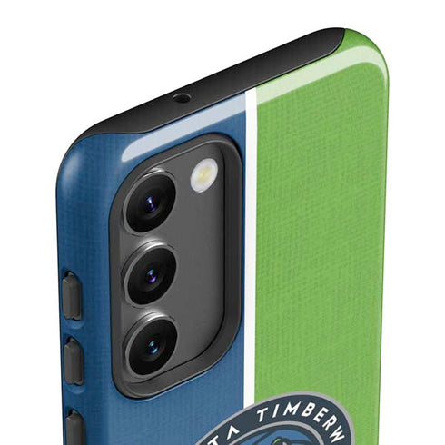 NBA Minnesota Timberwolves Canvas Galaxy S23 Pro Case