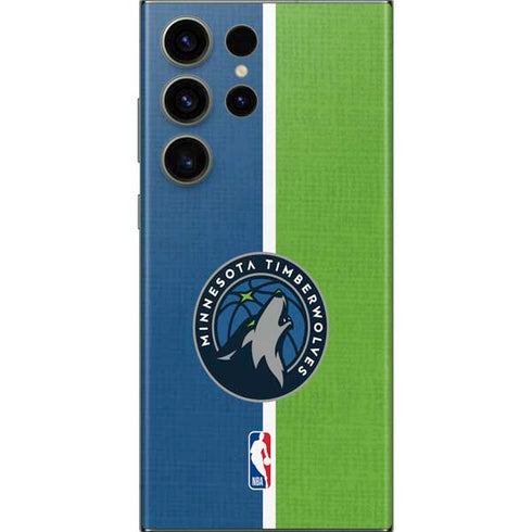 NBA Minnesota Timberwolves Canvas Galaxy S23 Ultra Skin