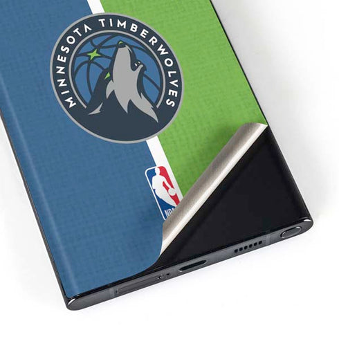 NBA Minnesota Timberwolves Canvas Galaxy S23 Ultra Skin