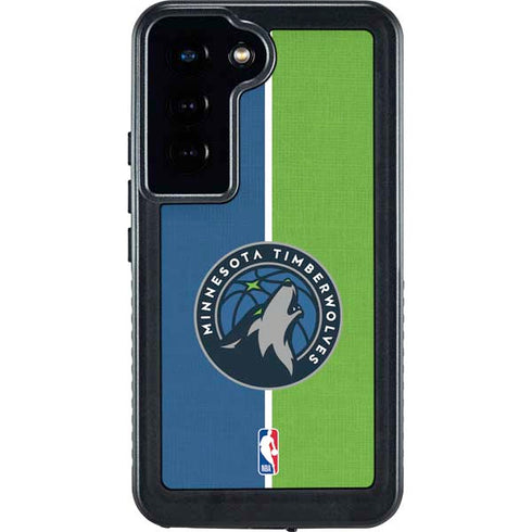 NBA Minnesota Timberwolves Canvas Galaxy S23 Waterproof Case