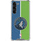 NBA Minnesota Timberwolves Canvas Galaxy S24 FE Clear Case