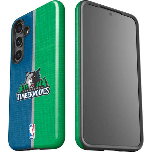 NBA Minnesota Timberwolves Canvas Galaxy S25 Plus Impact Case
