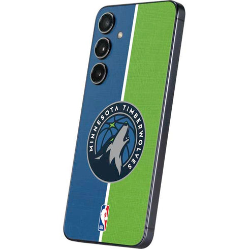 NBA Minnesota Timberwolves Canvas Galaxy S25 Plus Skin