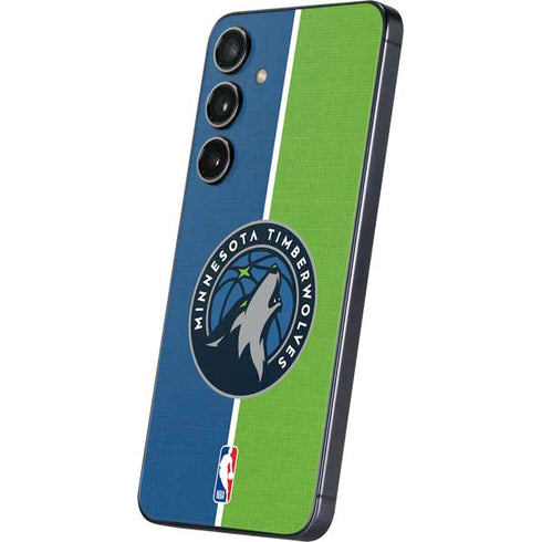 NBA Minnesota Timberwolves Canvas Galaxy S25 Skin