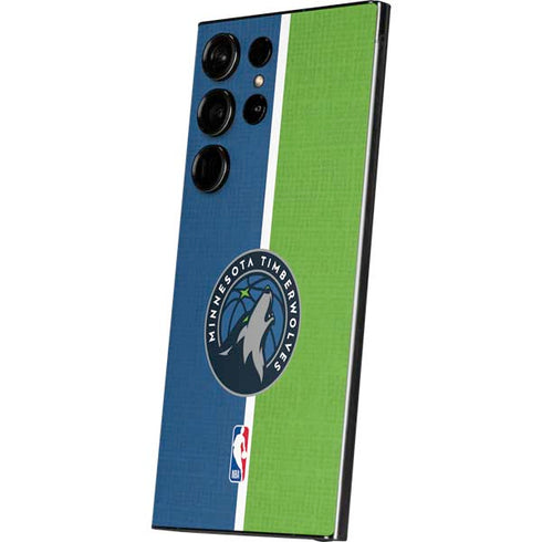 NBA Minnesota Timberwolves Canvas Galaxy S24 Ultra Skin